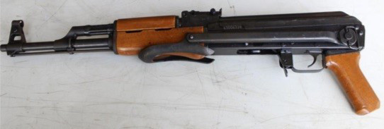 Type 56-1 rifle seized from a dhow interdicted by the USS Jason Dunham in August 2018.
