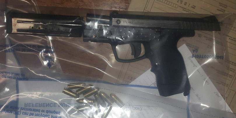 A gun confiscated from a 24-year-old allegedly affiliated with a Cape Town gang. The South African authorities have admitted that the firearms-control regime is plagued with problems.
