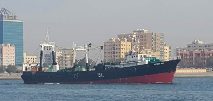 The Haysimo One, one of the vessels owned by the North East Fishing Company. This particular vessel was reported to have caught fire and sunk off the coast of Djibouti on 4 August 2018.
