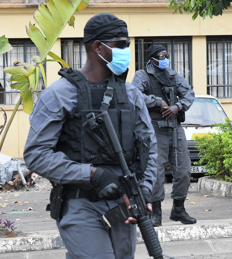 Members of Kenya’s anti-terror police. Somali communities argue that arbitrary arrests by Kenyan police, including by this unit, have damaged trust between these communities and authorities.
