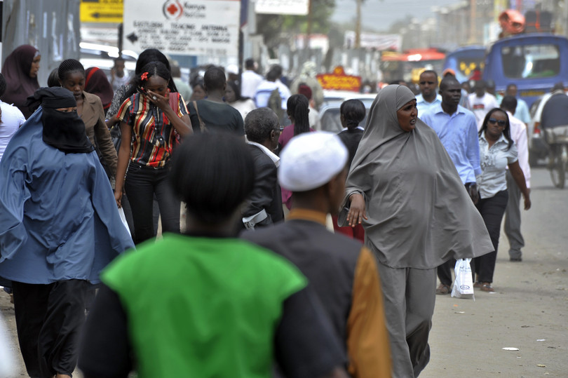 In Somali-dominated suburbs of Nairobi, such as Eastleigh, shown here, some kidnapping cases go unreported because of fears related to the victims’ immigration status.
