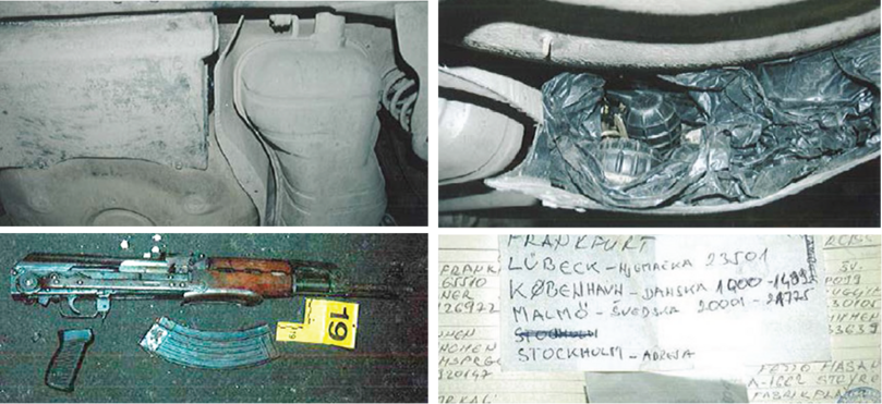 Findings from a Swedish police intelligence report on the Operation Rekyl investigation.
