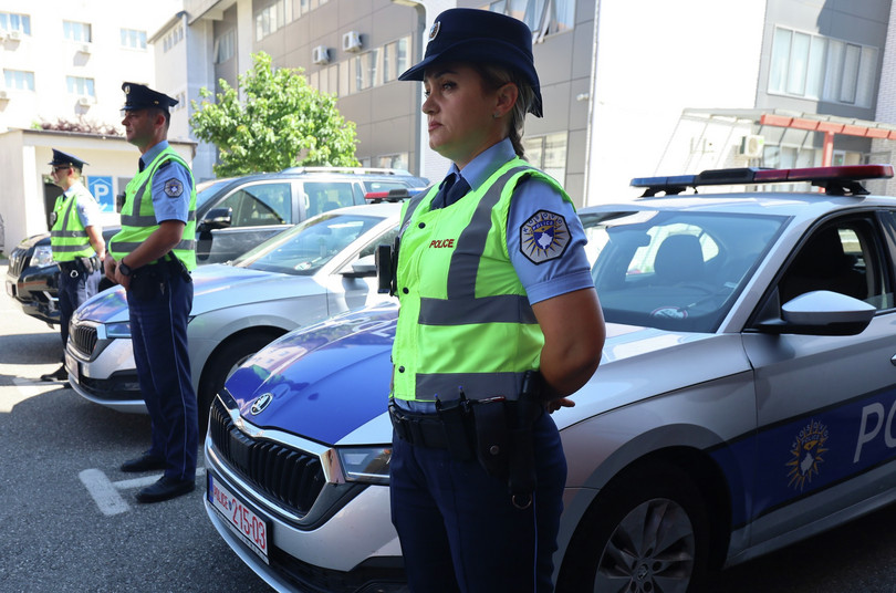 In Kosovo, women make up less than 15% of the police force.
