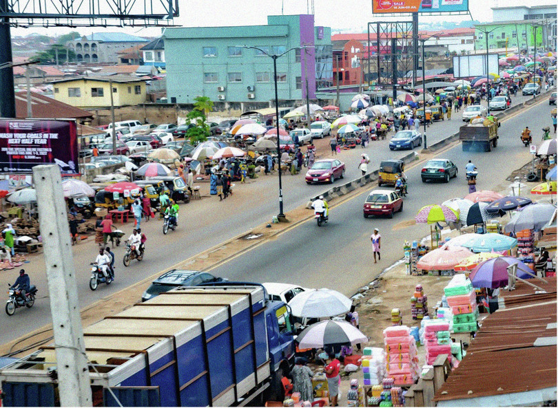 La ville d’Ibadan dans l’État d’Oyo, au Nigeria.
