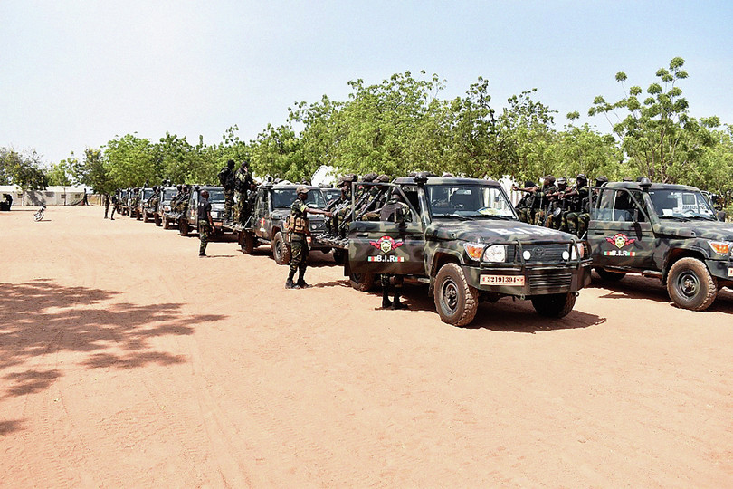 Operation ‘Peace at Bouba Ndjida’ departs towards Bouba Ndjida National Park, 2021.
