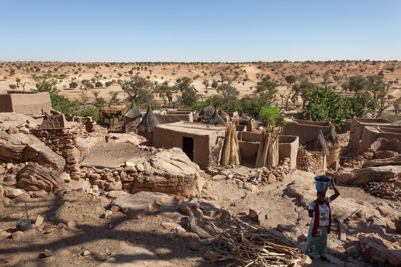 Bandiagara, une petite ville et commune de la région de Mopti au Mali, dans laquelle plus de 1 000 bovins ont été volés au cours d’un seul et même incident en 2022.
